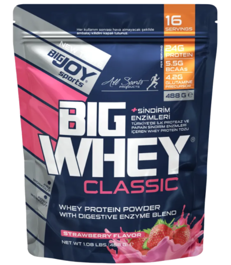 Bigjoy Bigwhey Classic 488g Çilekli