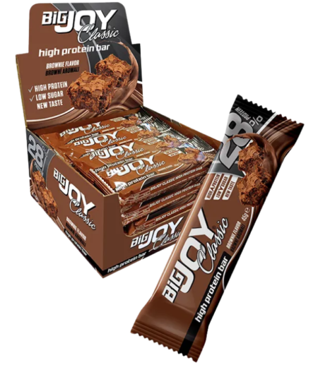 Bigjoy Classic High Protein Bar 45g x 16 adet Brownili