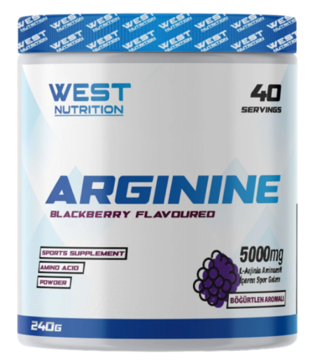 West Nutrition Arginine 240g Böğürtlenli