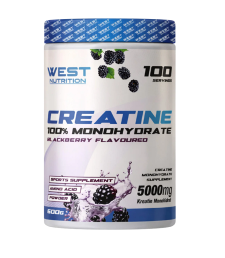 West Nutrition Creatine 100% Monohydrate 600g Böğürtlenli