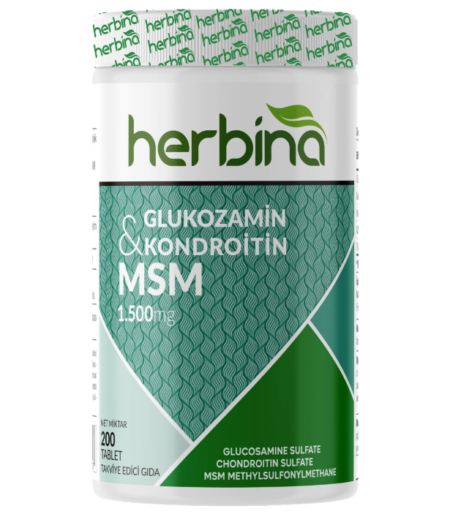 Herbina Glukozamin Kondroitin MSM 200 Tablet